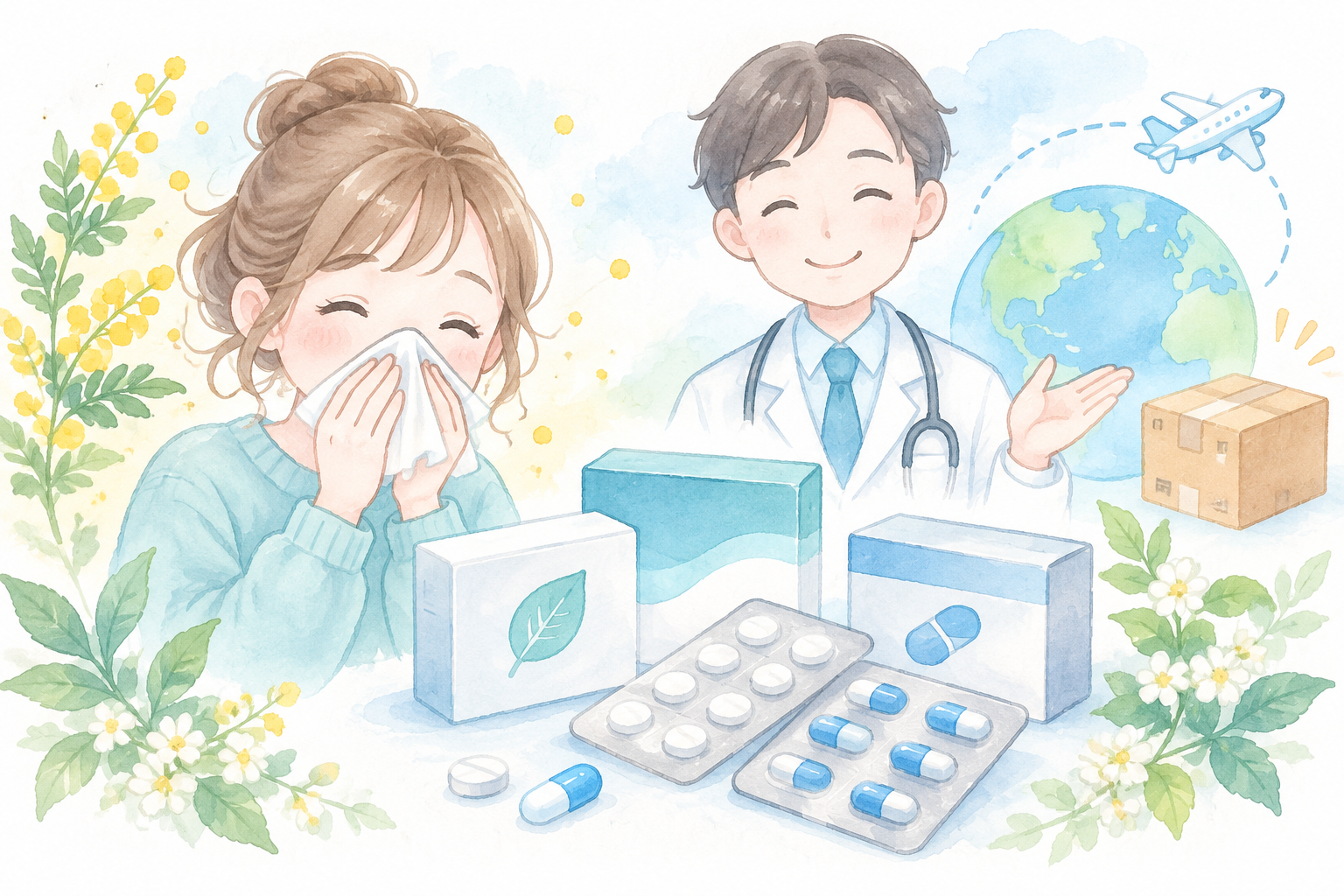 花粉症 薬 個人輸入｜海外ジェネリックの違いと選び方