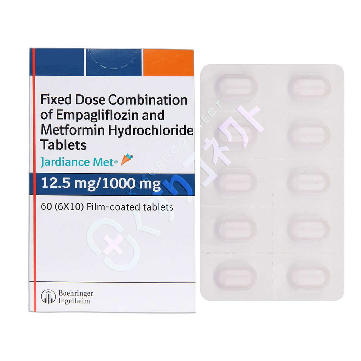 ジャディアンスメット 12.5mg/1000mg【10錠】（エンパグリフロジン/メトホルミン）