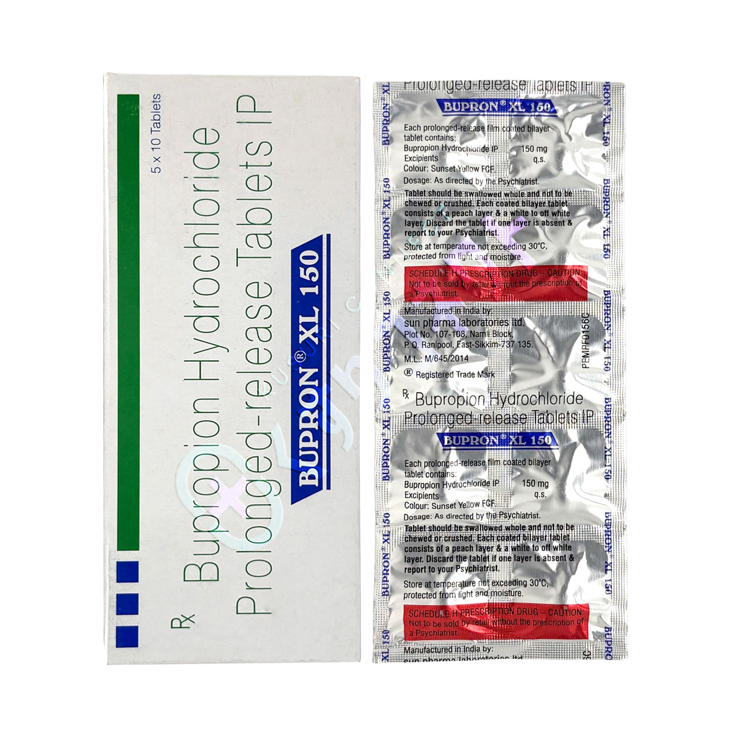 ブプロンXL 150mg【10錠】（ザイバンジェネリック）