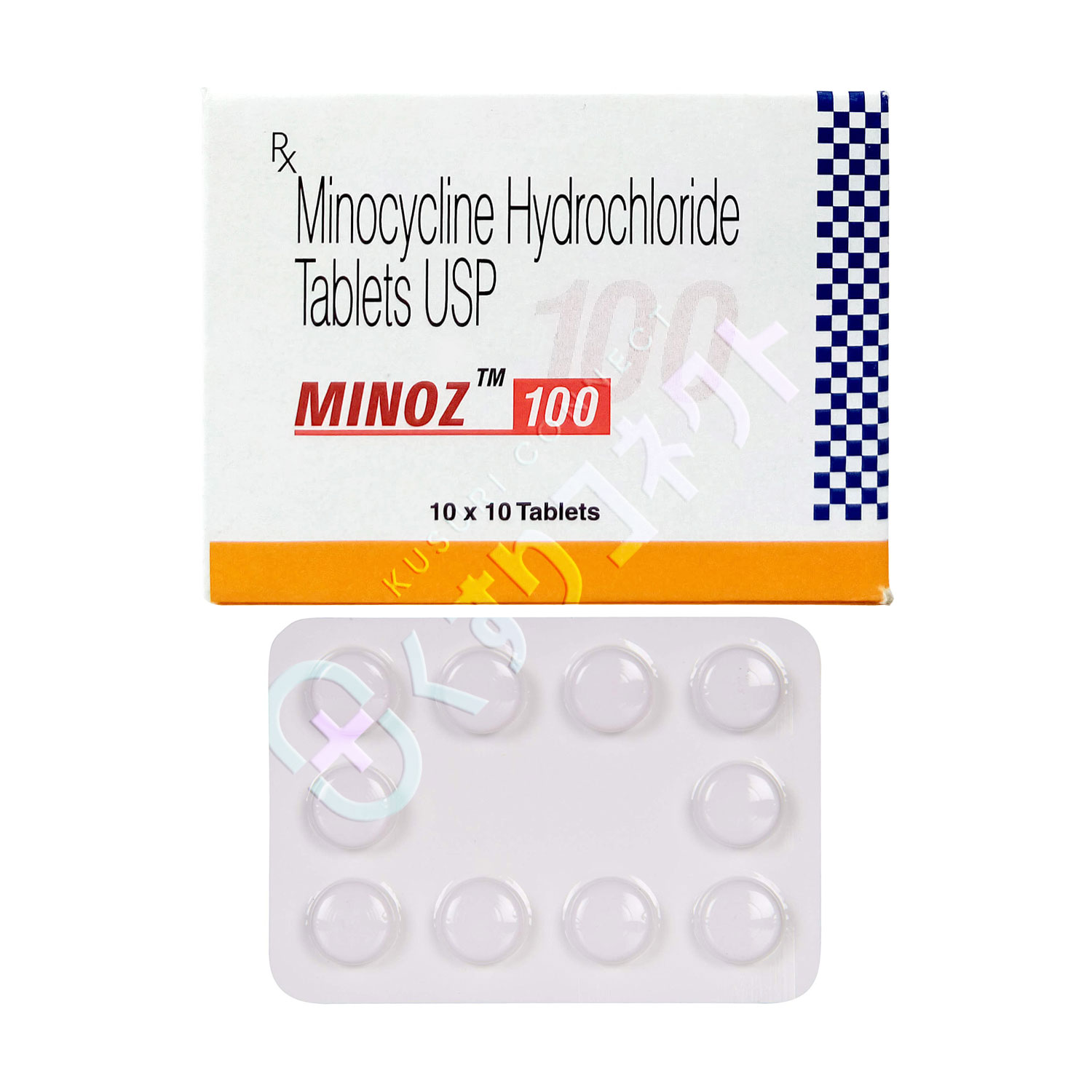 ミノーズ100mg【10錠】（ミノサイクリン）