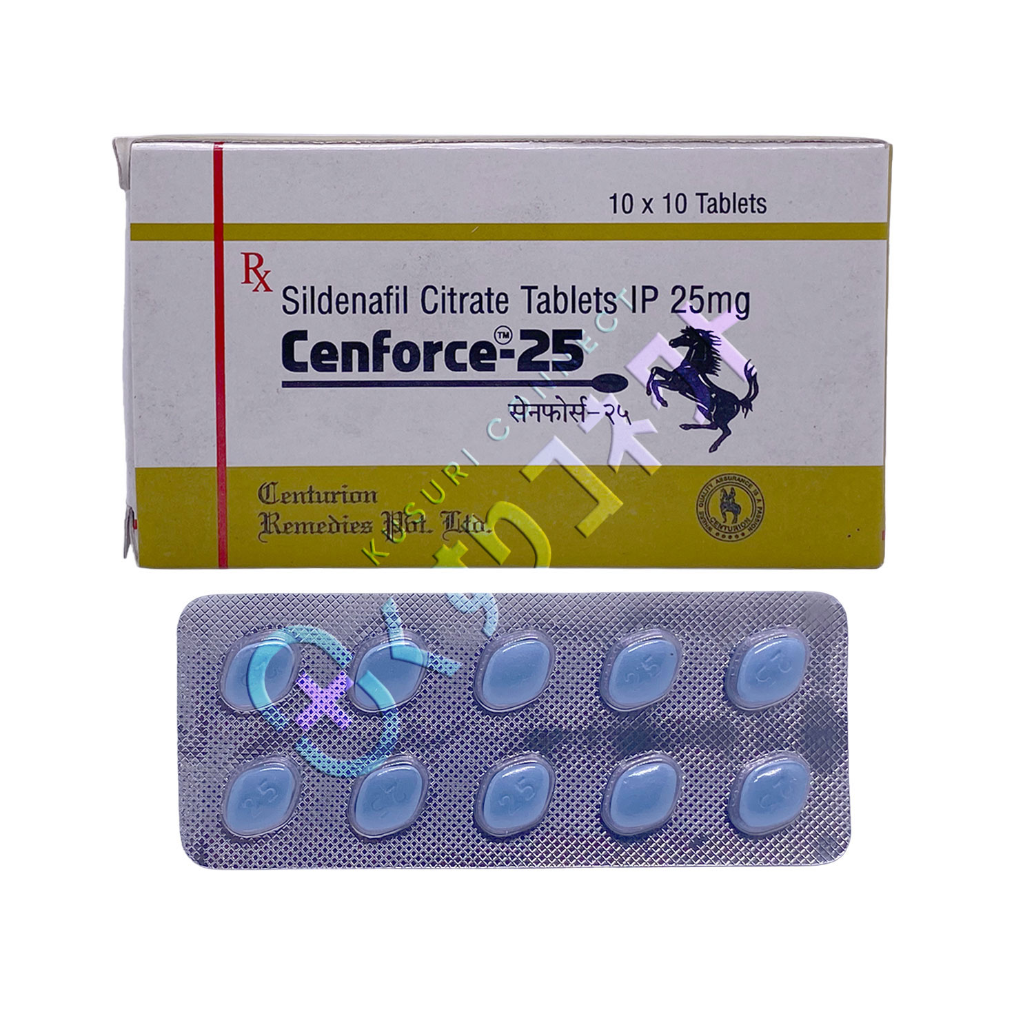センフォース 25mg【10錠】（バイアグラジェネリック）