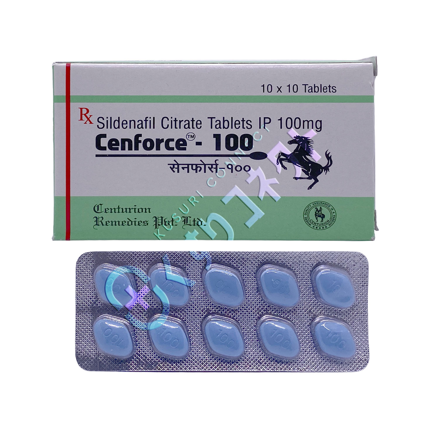 センフォース100mg【10錠】（バイアグラジェネリック）