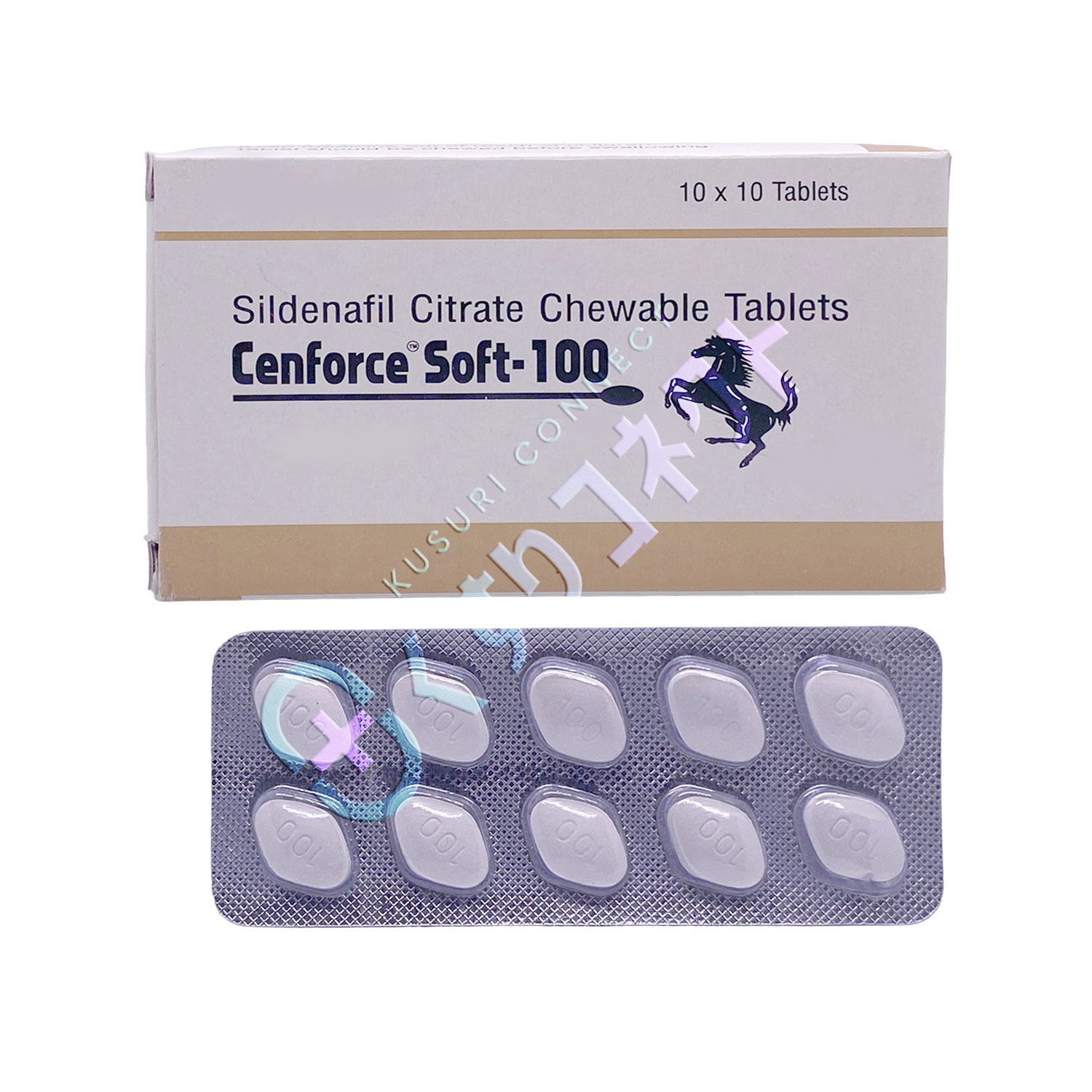 センフォース ソフト 100mg【10錠】（チュアブル）