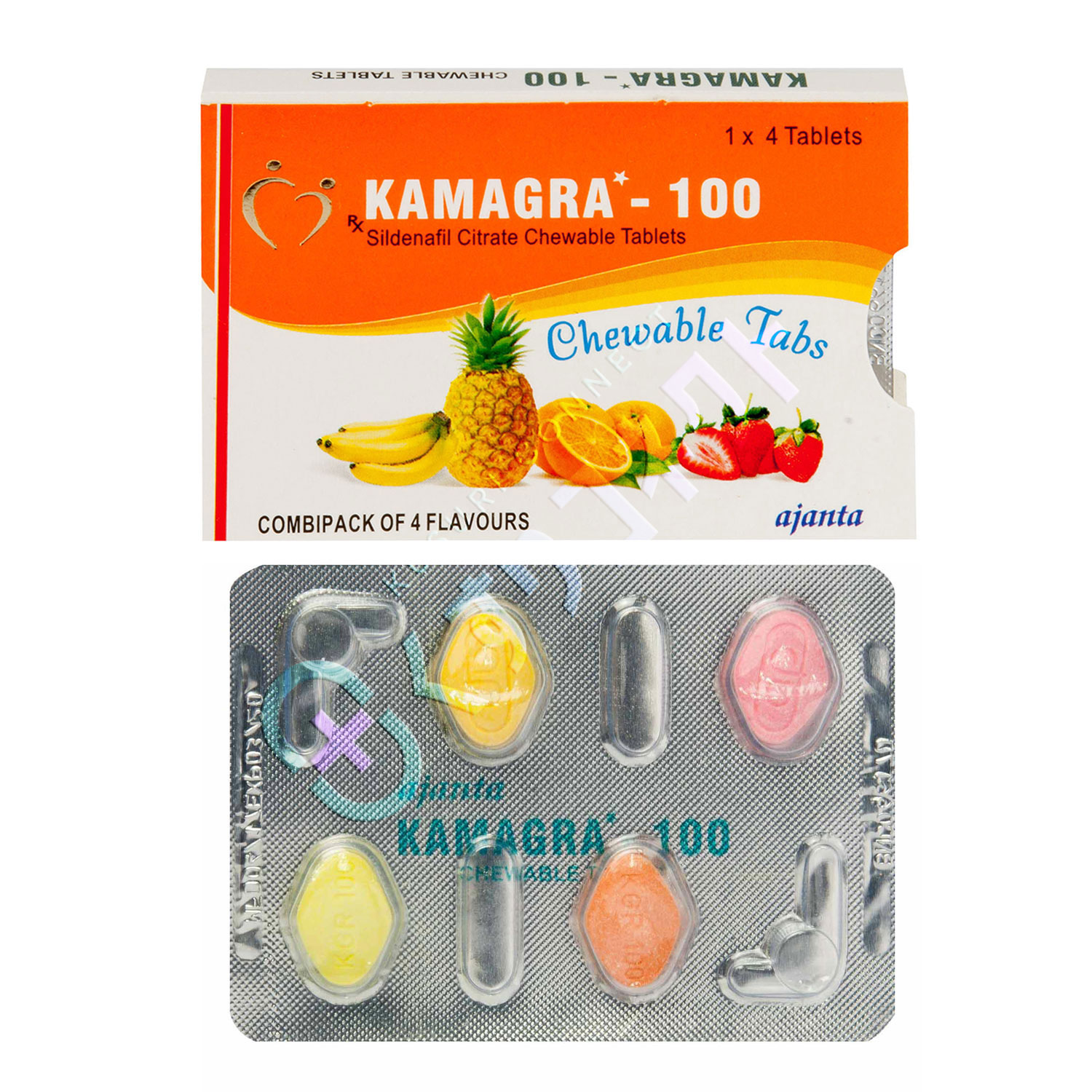 カマグラチュアブル100mg【4錠】（4フレーバー）