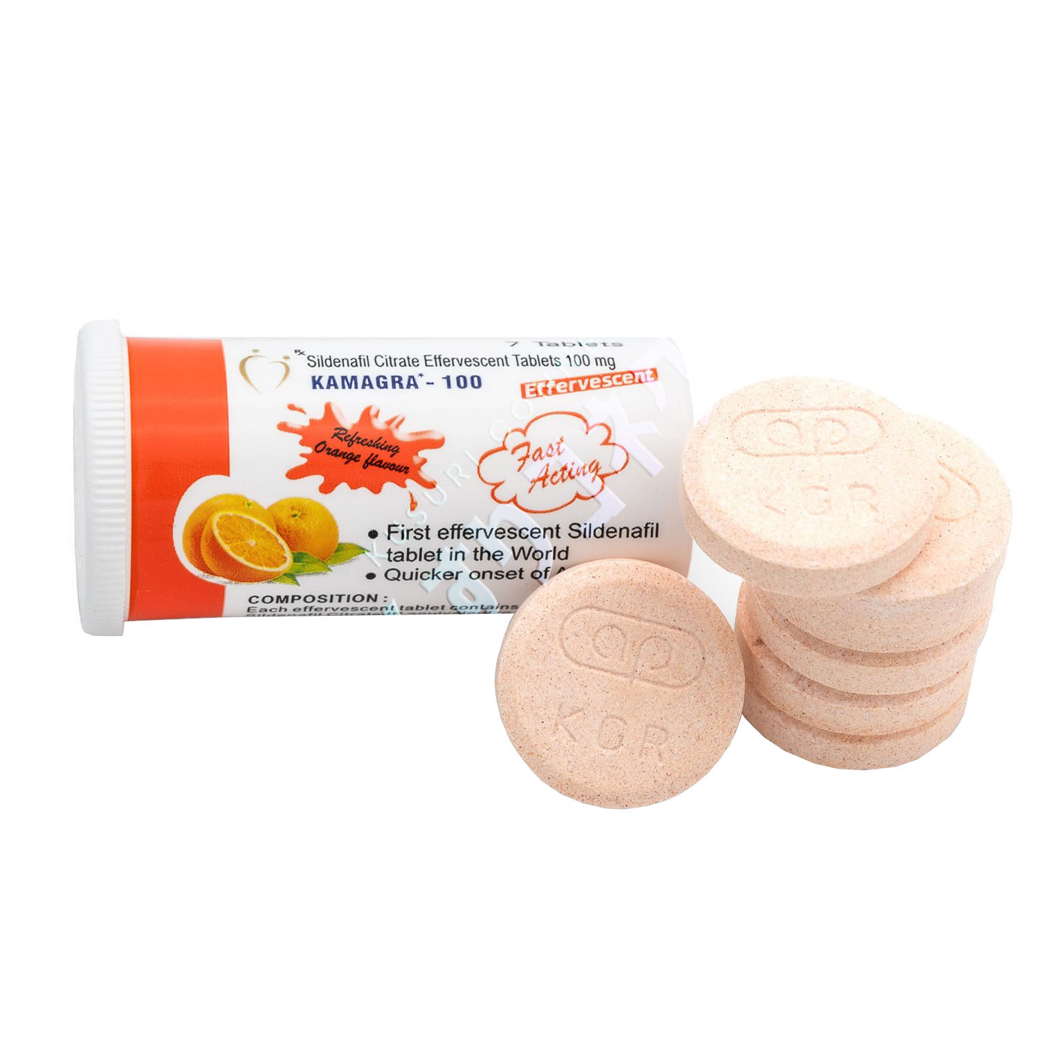 カマグラ発泡錠100mg【7錠】（シルデナフィル）
