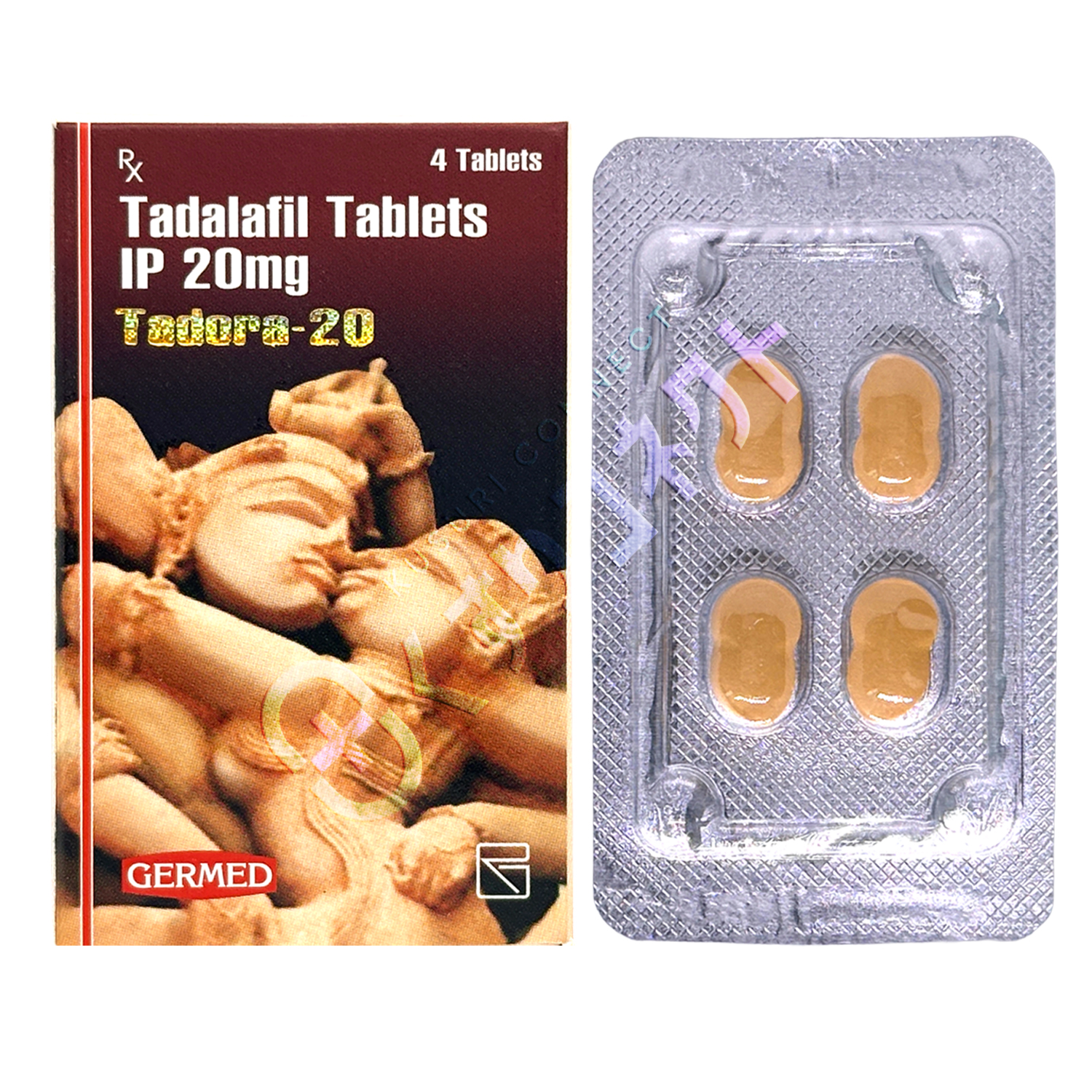 タドラ 20mg【4錠】（シアリスジェネリック）