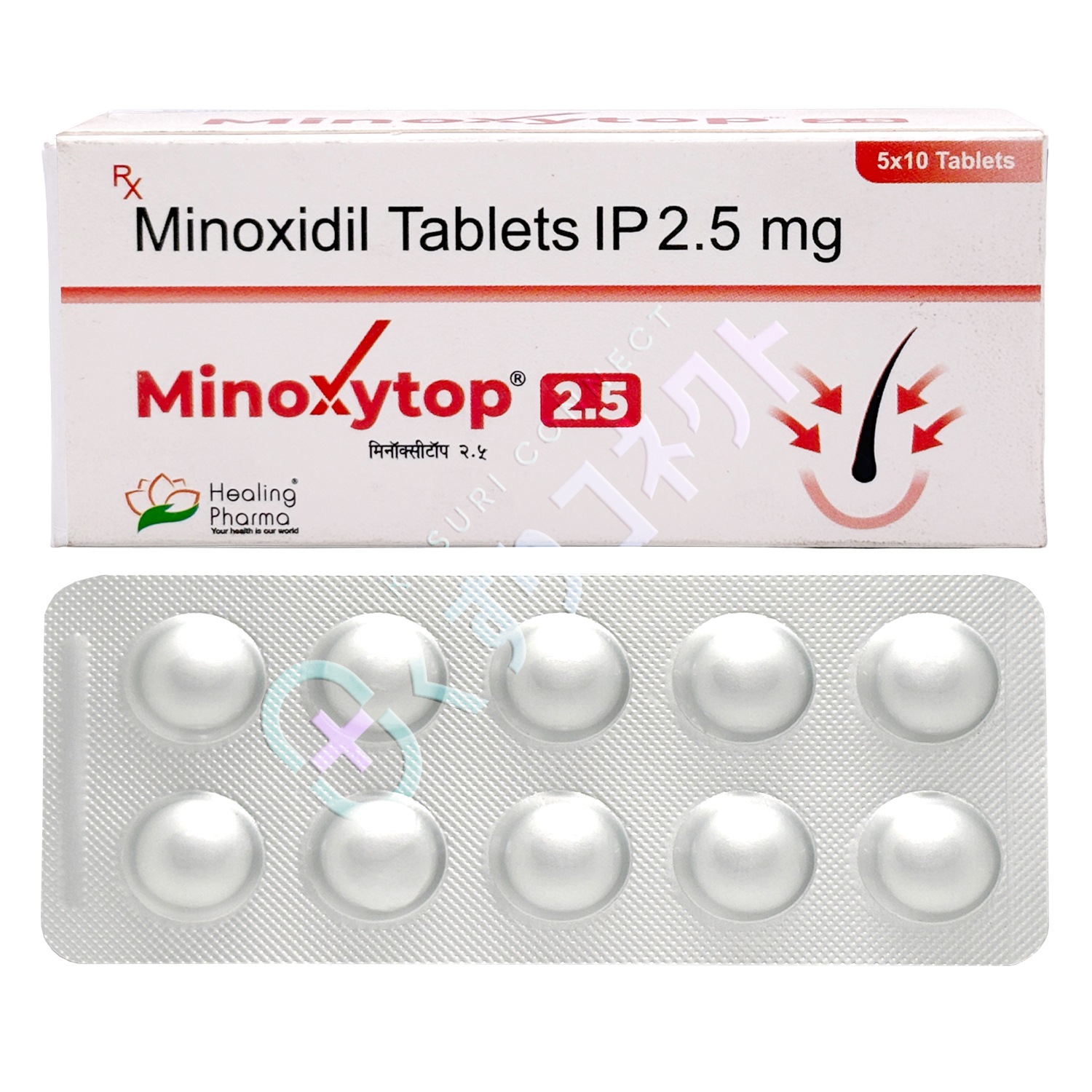 ミノキシトップ 2.5mg【10錠】（ミノキシジル）