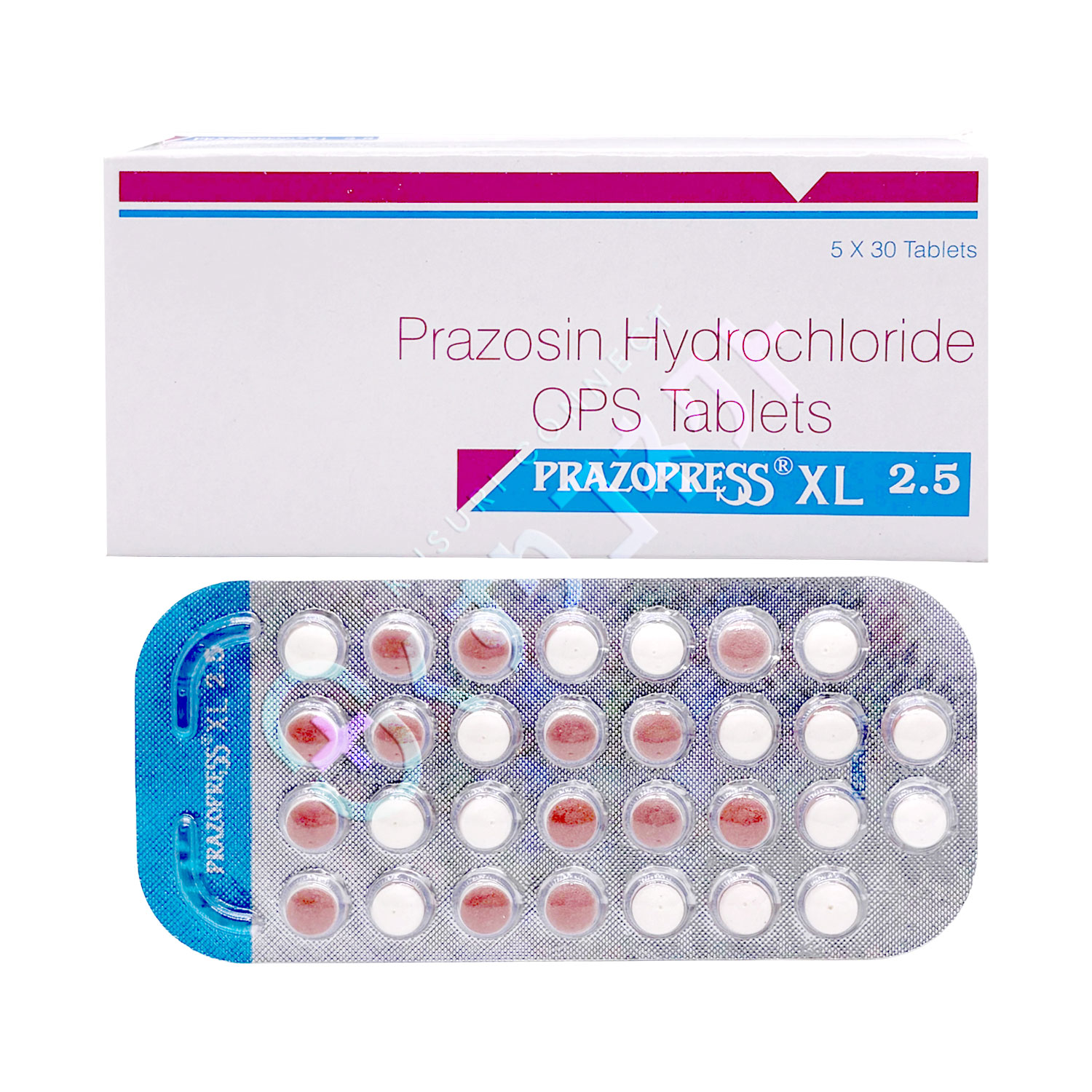 プラゾシン 2.5mg【30錠】（プラゾプレスXL）