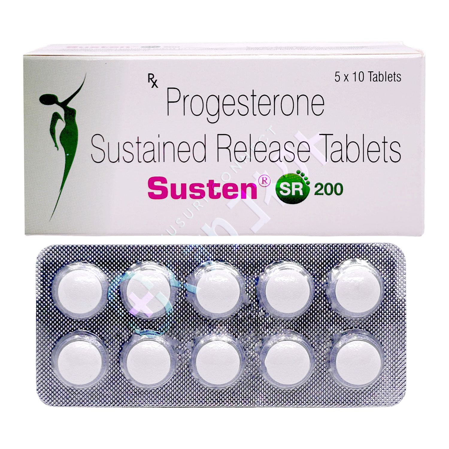 サステンSR 200mg【10錠】（天然型プロゲステロン）