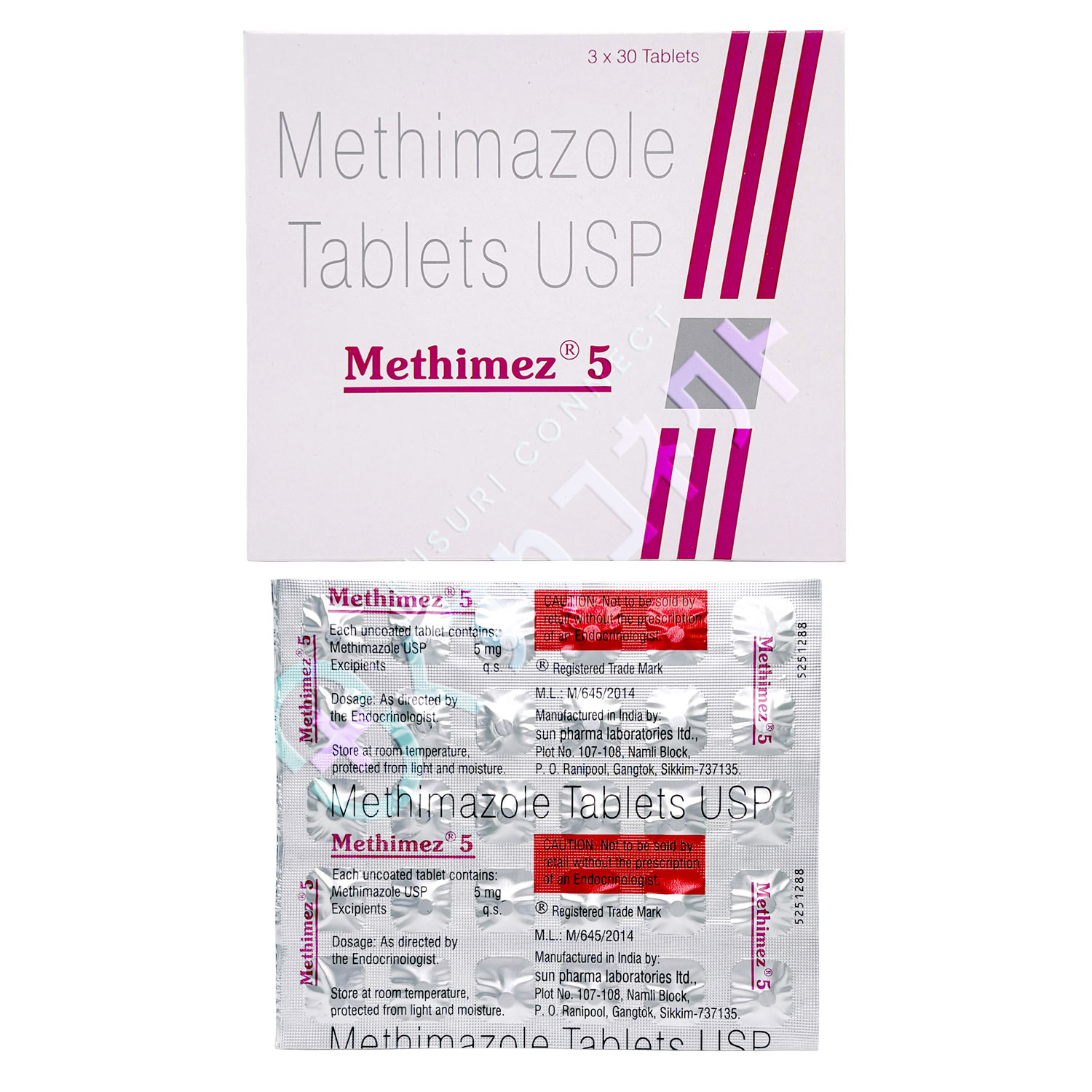 メチメズ 5mg【30錠】（チアマゾール）