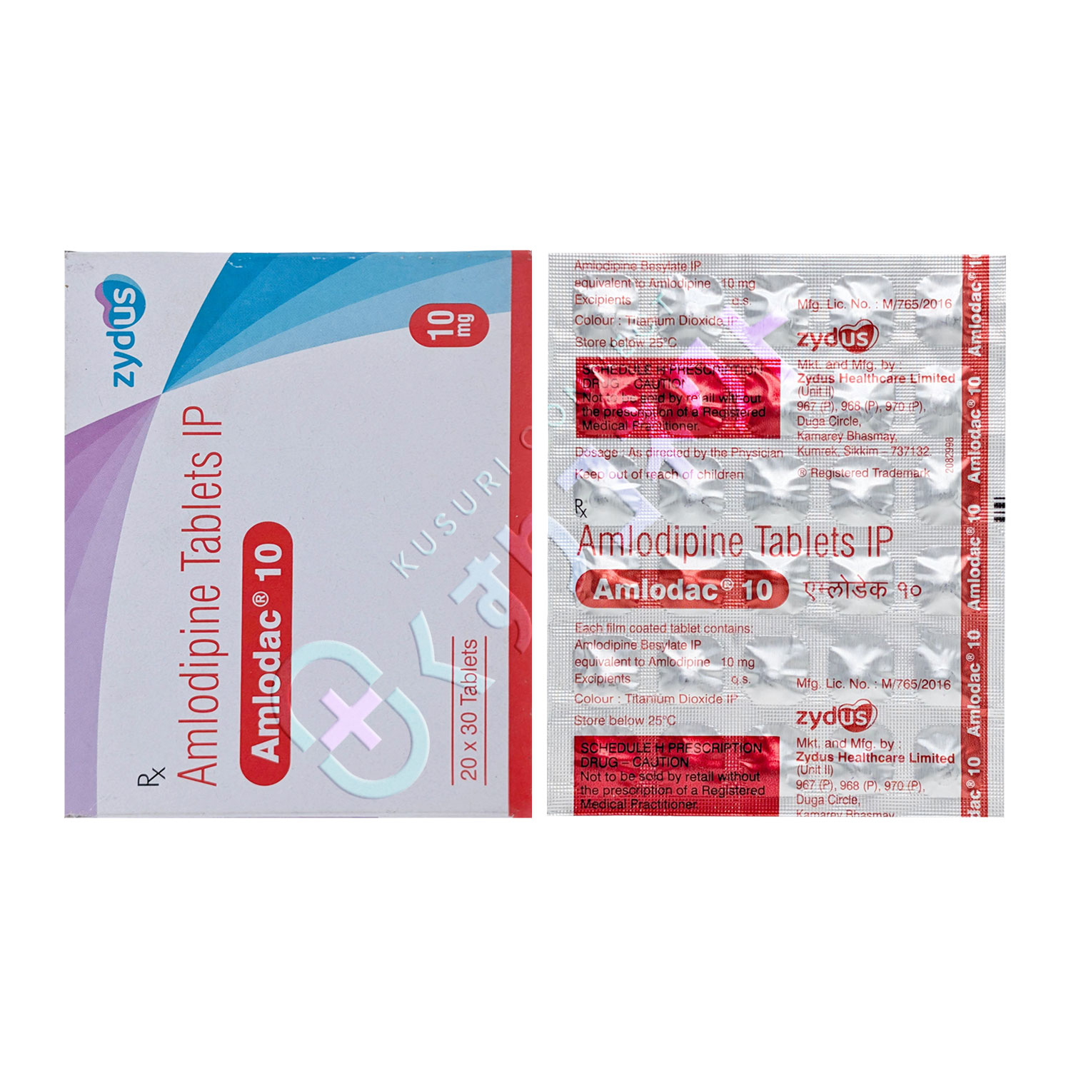 アムロダック 10mg【30錠】（アムロジピン）