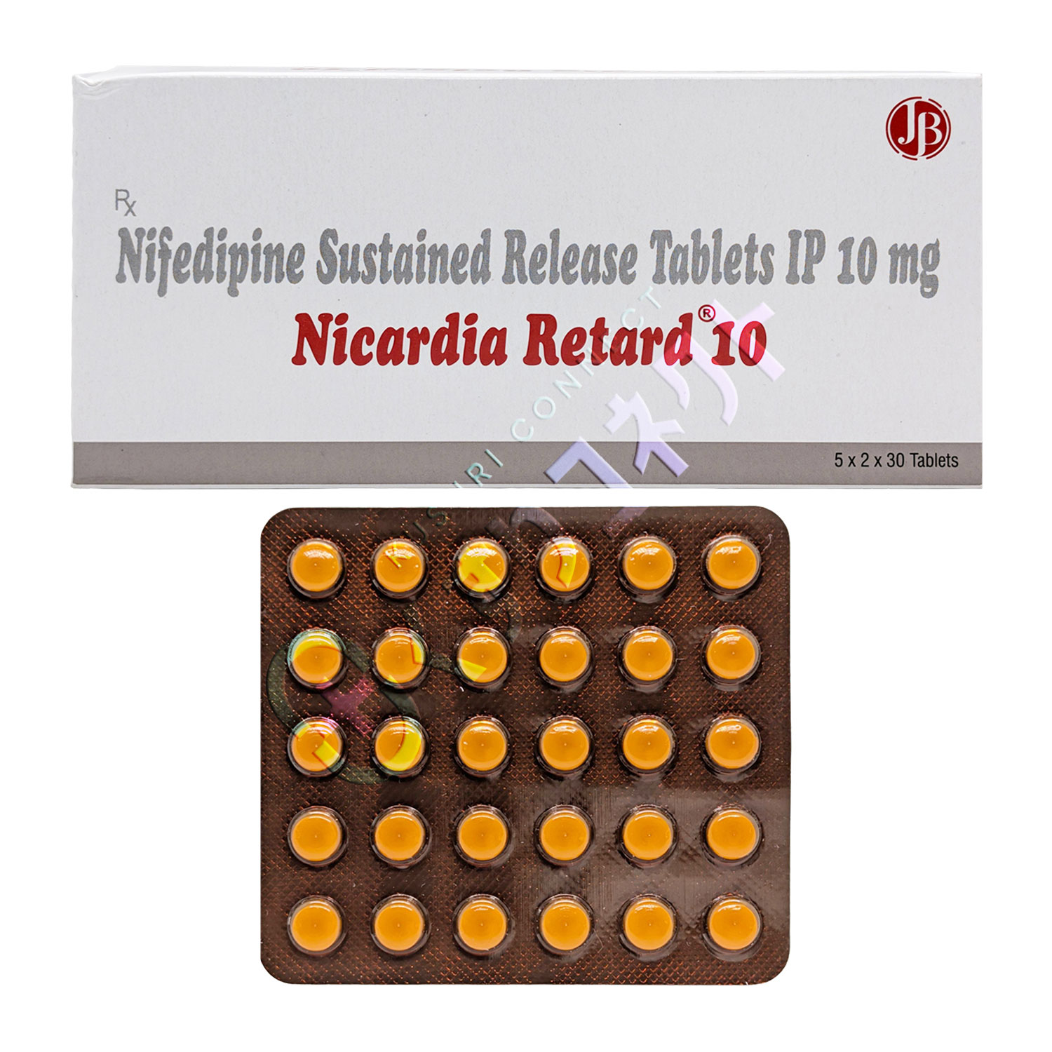 ニカルディア・レタード 10mg【30錠】（ニフェジピン）