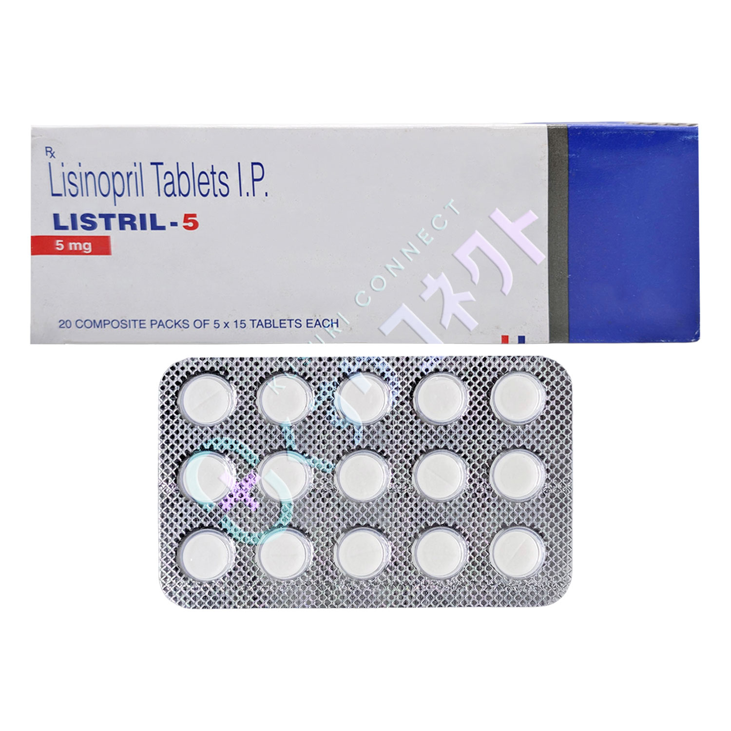 リスリル 5mg【15錠】（リシノプリル）
