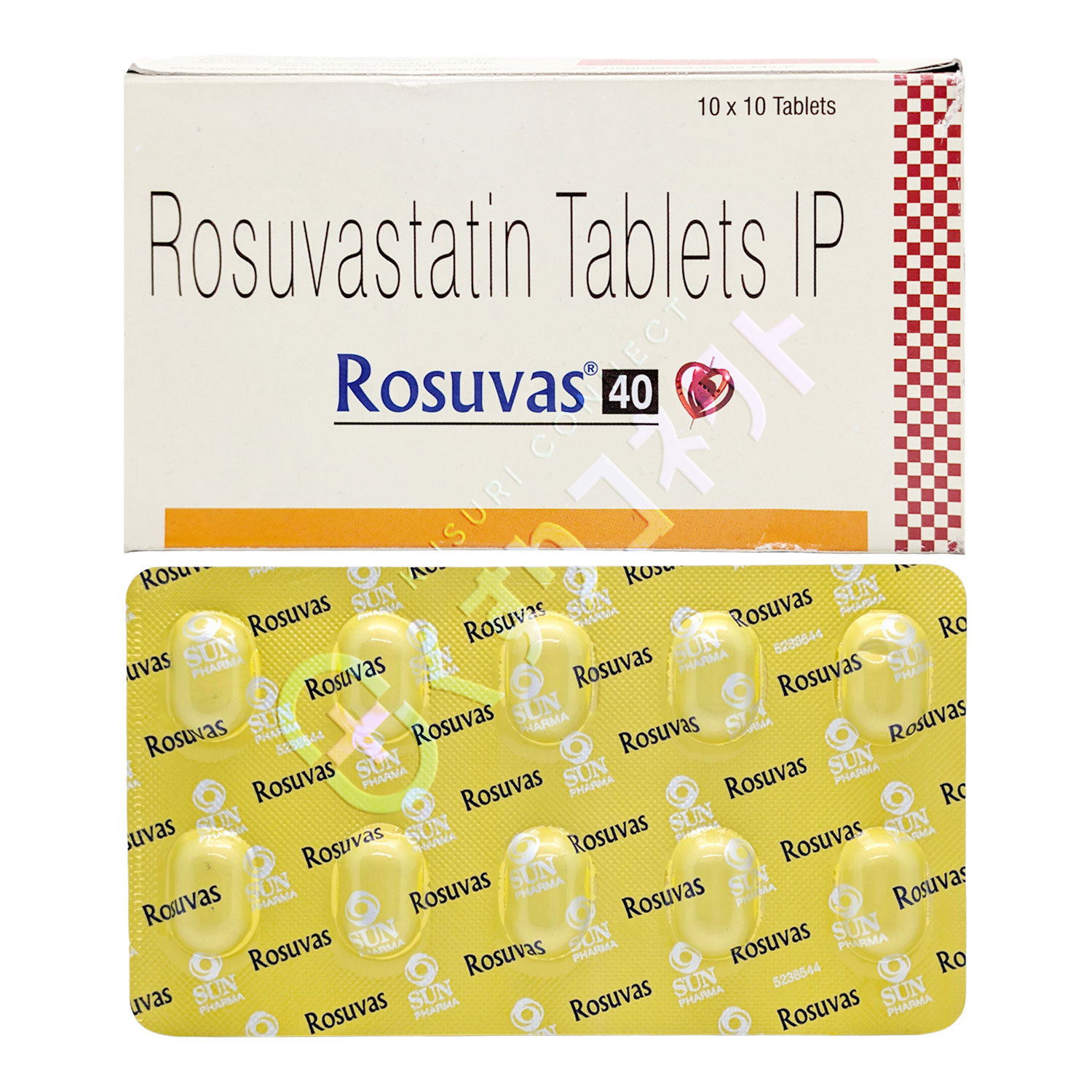 ロスバス 40mg【10錠】（ロスバスタチン）