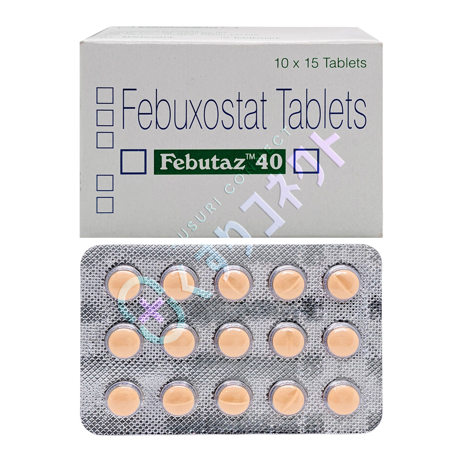 フェブタズ 40mg【15錠】（フェブキソスタット）