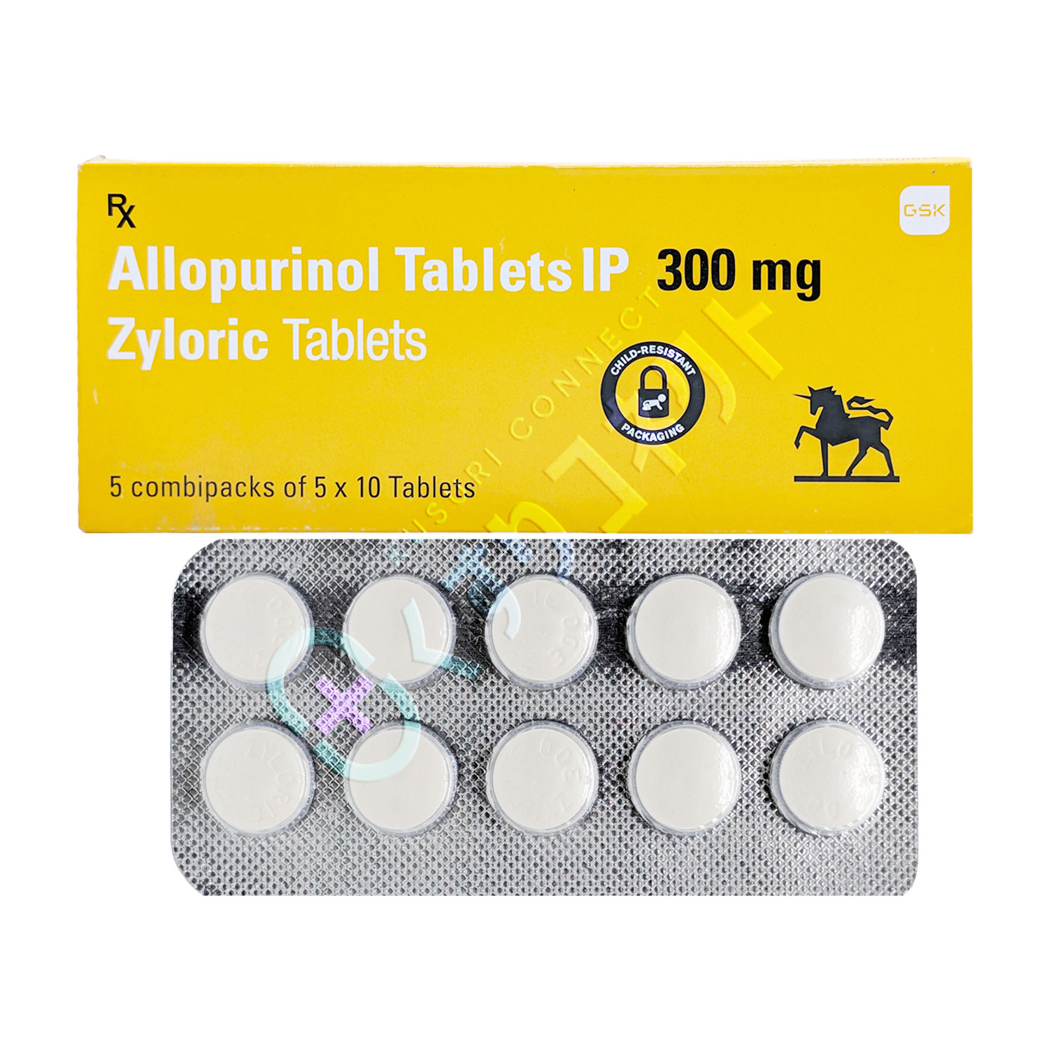 ザイロリック 300mg【10錠】（アロプリノール）