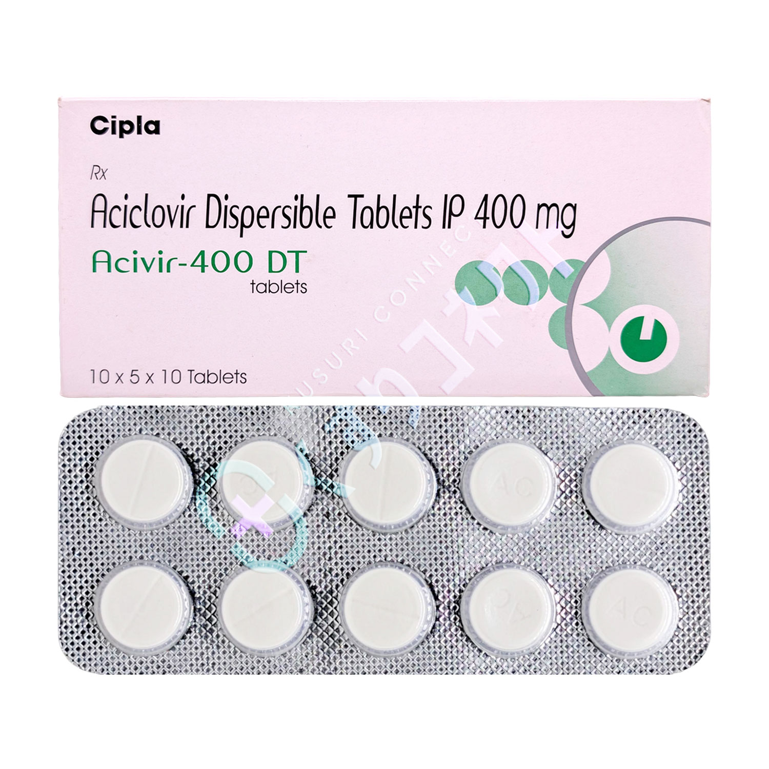 アシビルDT 400mg【10錠】（アシクロビル）