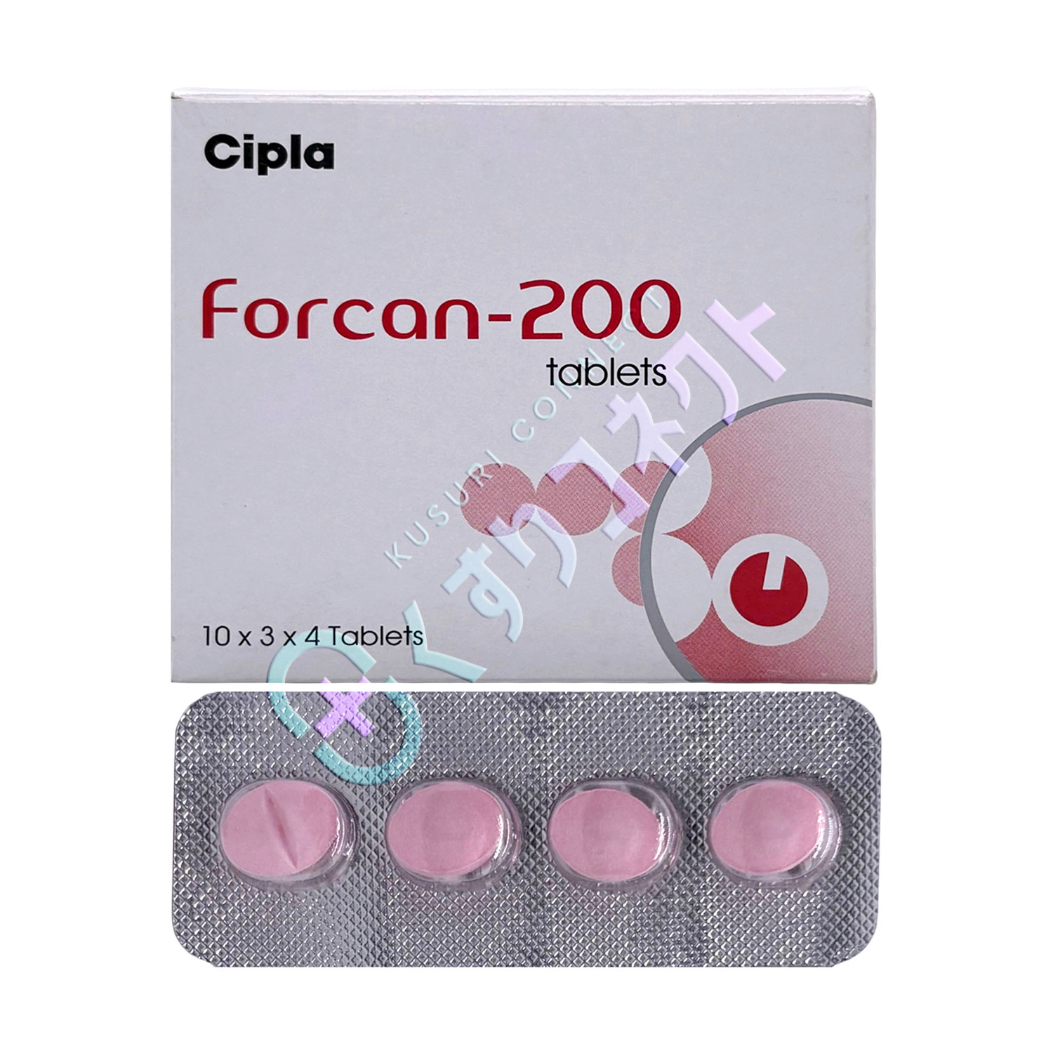 フォルカン 200mg【4錠】（フルコナゾール）