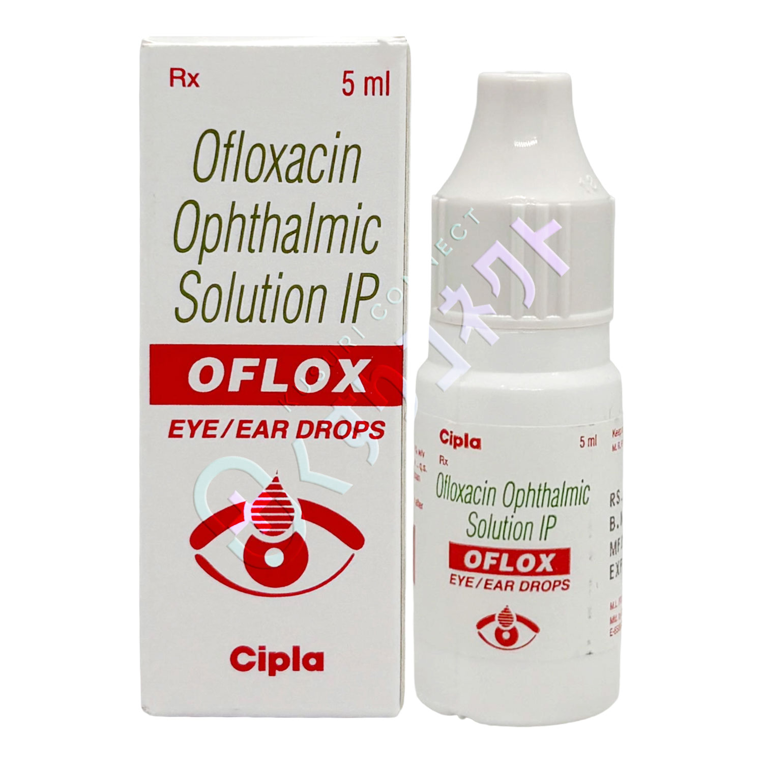 オフロキサシン 点眼・点耳液 0.3%【5ml】（オフロックス）