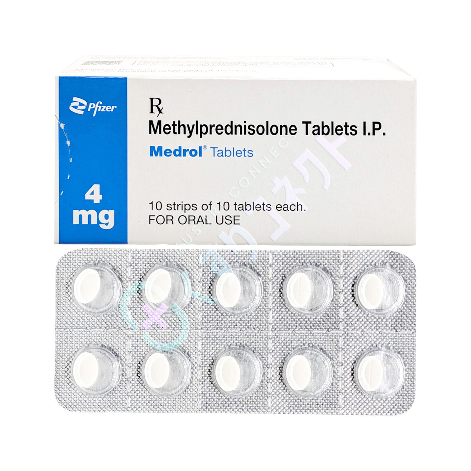 メドロール 4mg【10錠】（メチルプレドニゾロン）