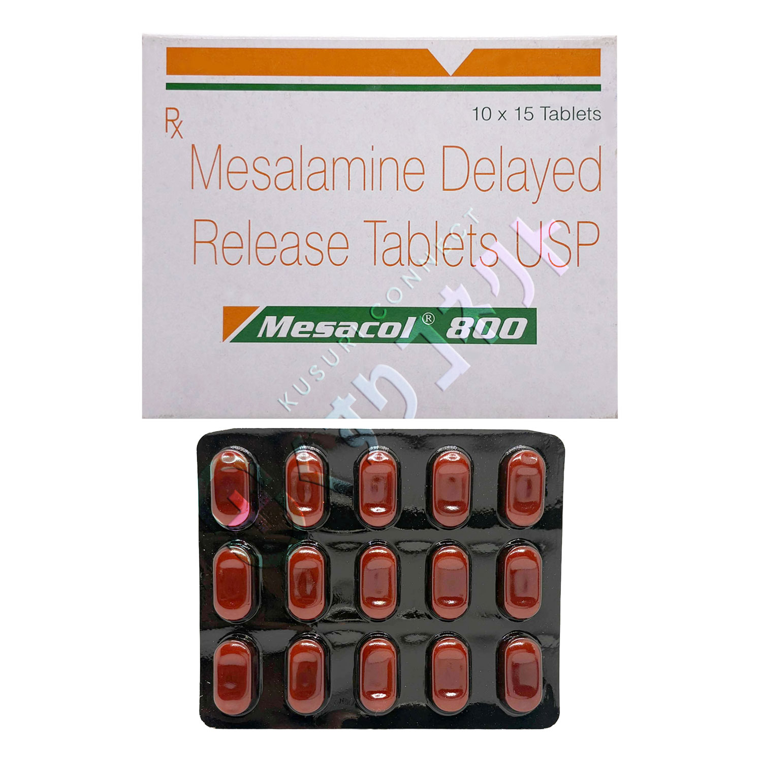 メサコール 800mg【15錠】（メサラジン）
