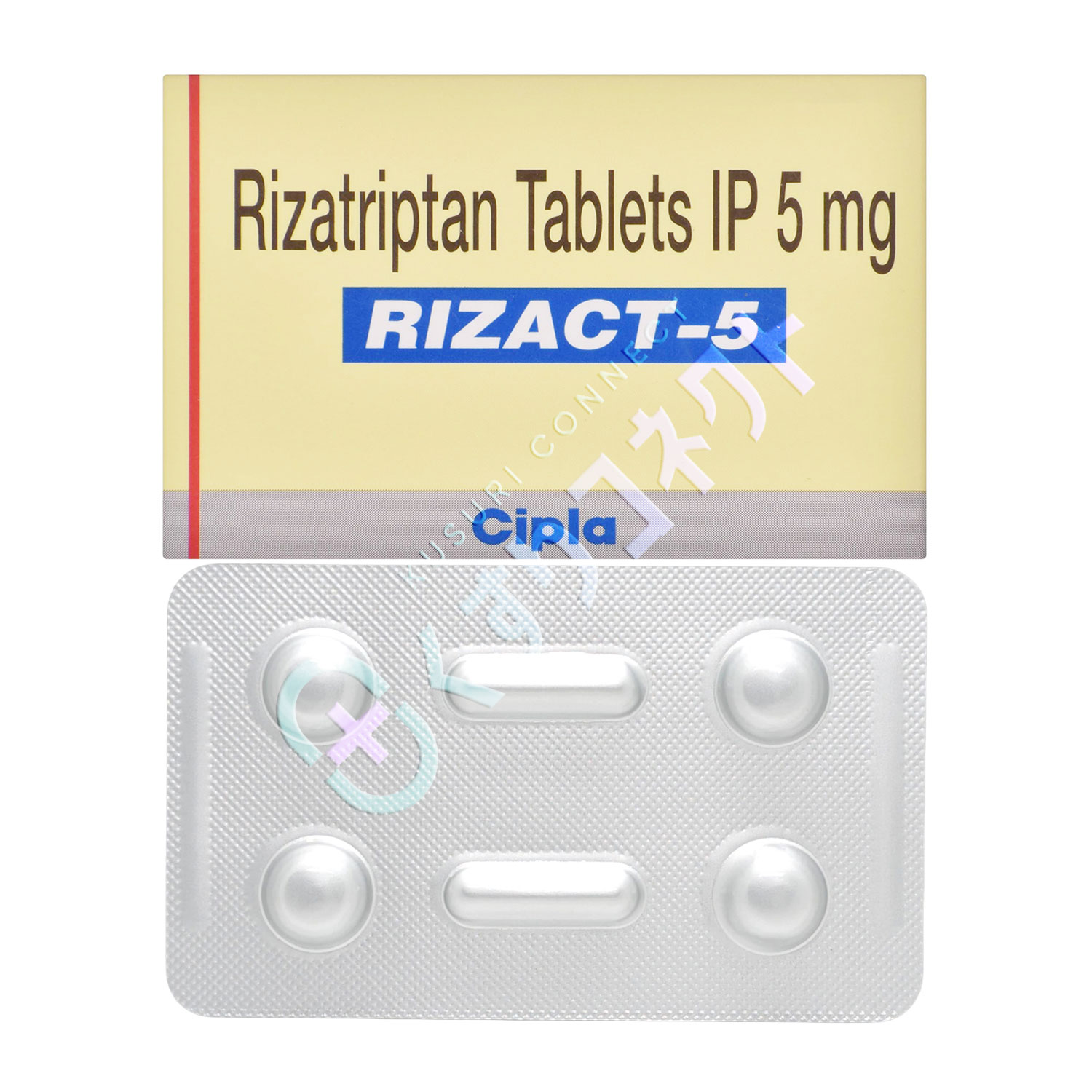 リザクト 5mg【4錠】（リザトリプタン）