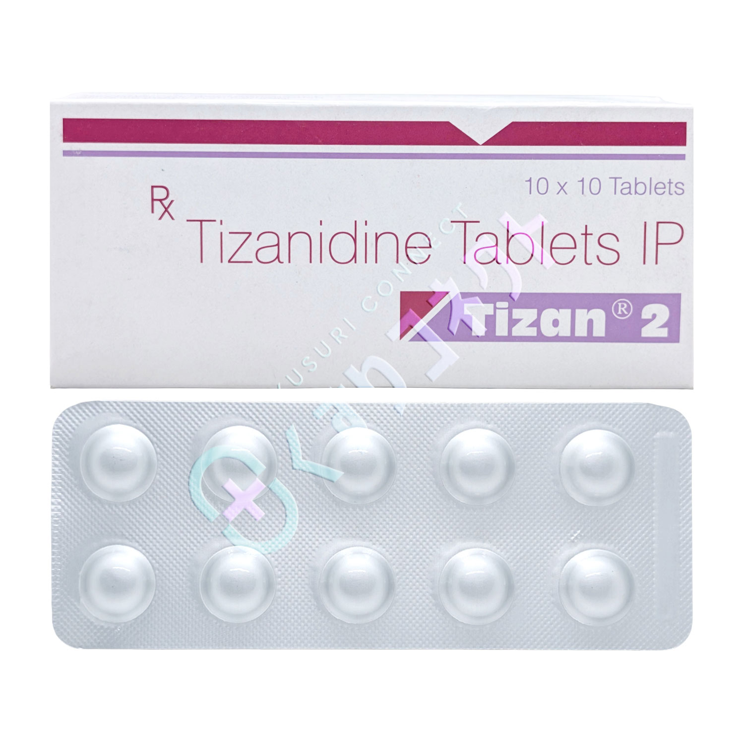 チザニジン 2mg【10錠】（チザン/テルネリンジェネリック）