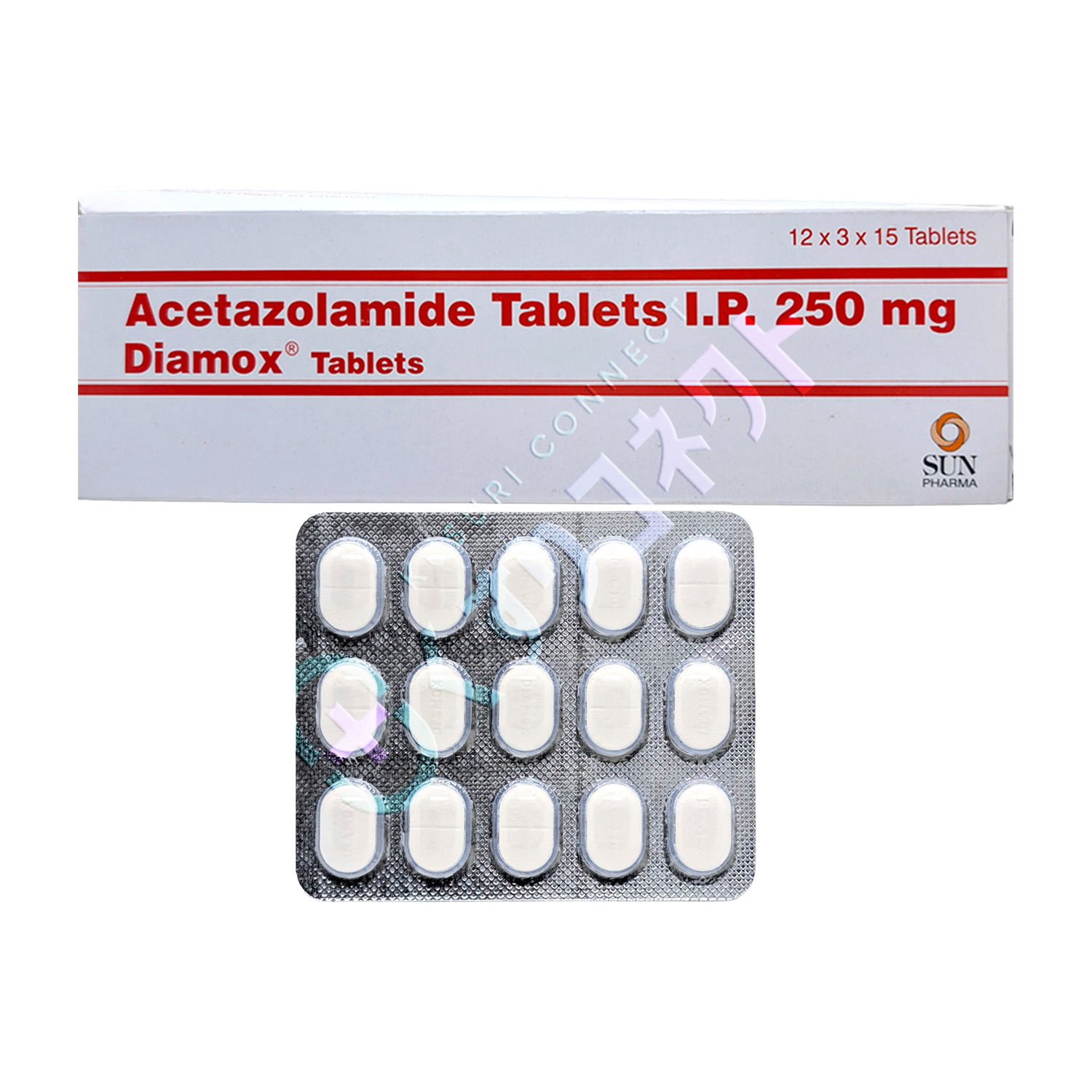 ダイアモックス【15錠】（アセタゾラミド 250mg）