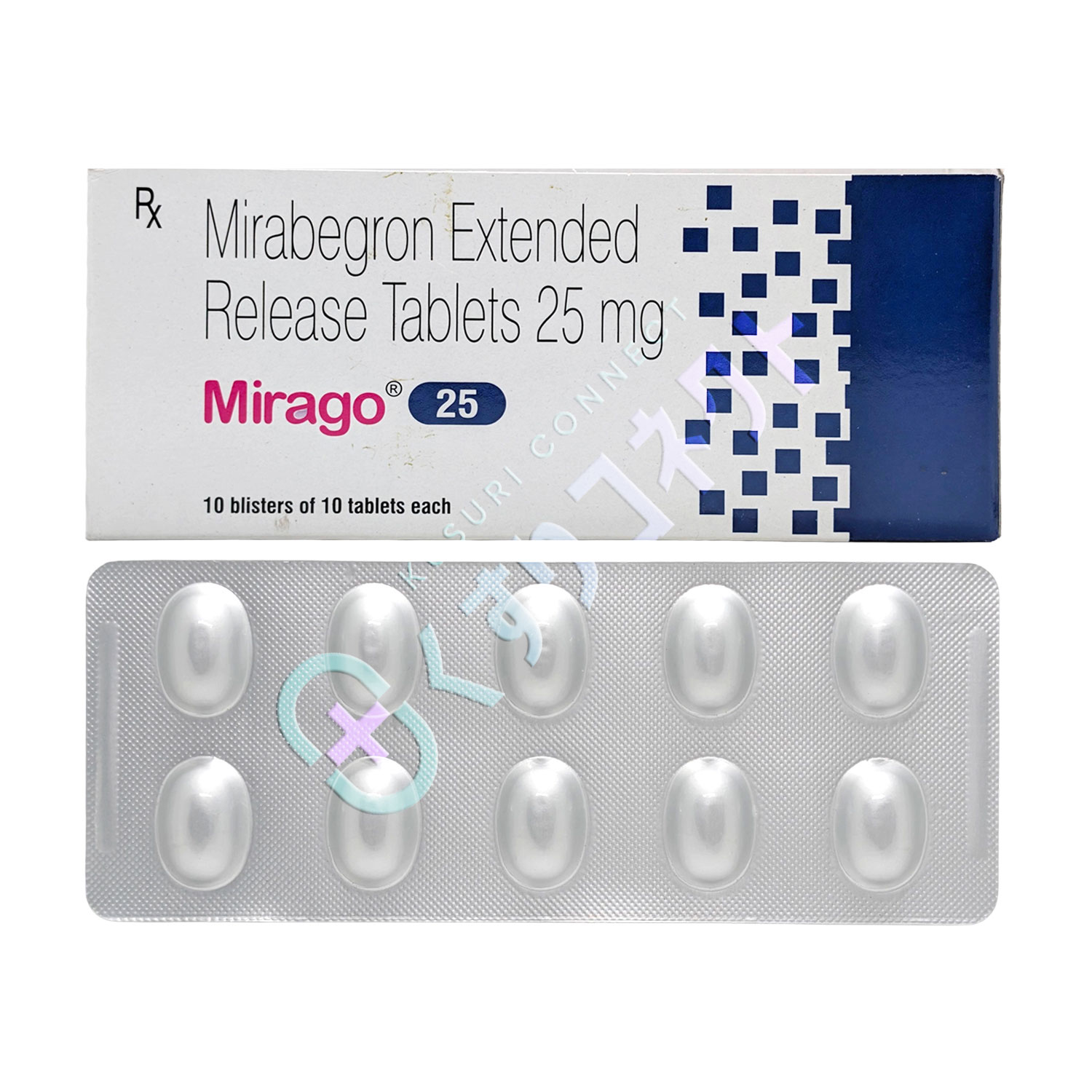 ミラベグロン 25mg【10錠】（ミラゴ）