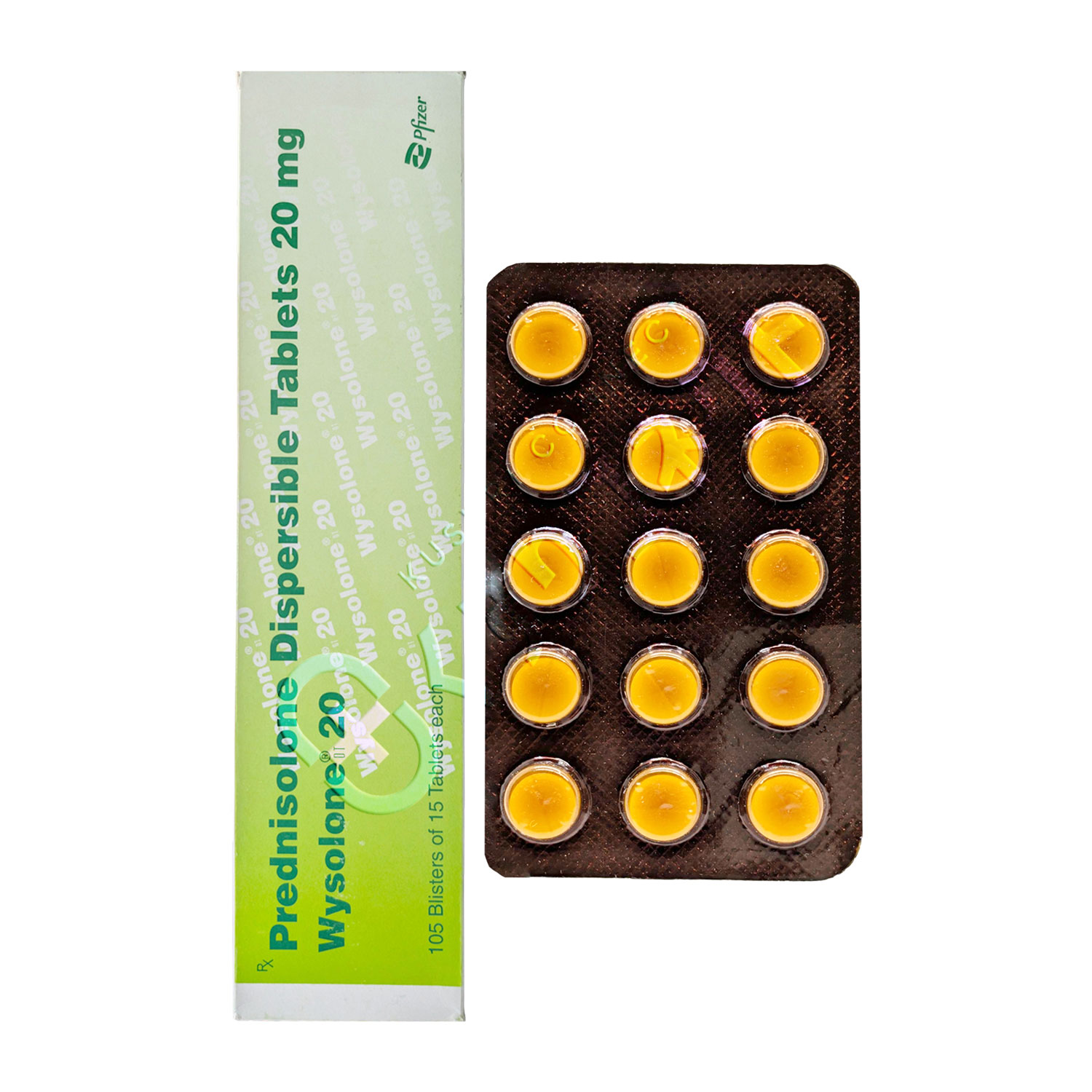 ワイソロン【15錠】（プレドニゾロン 20mg）