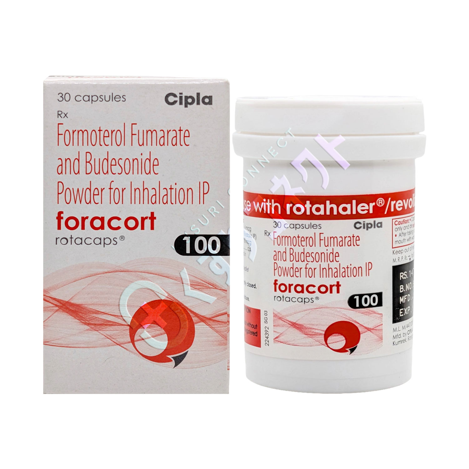 フォラコート 100mcg【30カプセル】（ホルモテロール/ブデソニド）